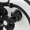 Kingston Brass KS225MB Tub Wall Mount Clawfoot Tub Faucet with Hand Shower, Matte Black KS225MB - alternate 6